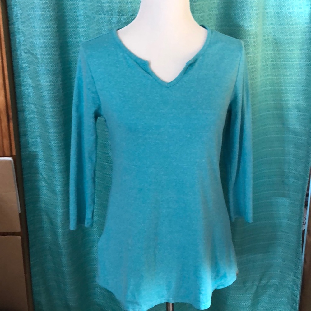 EUC Eddie Bauer Turquoise top!